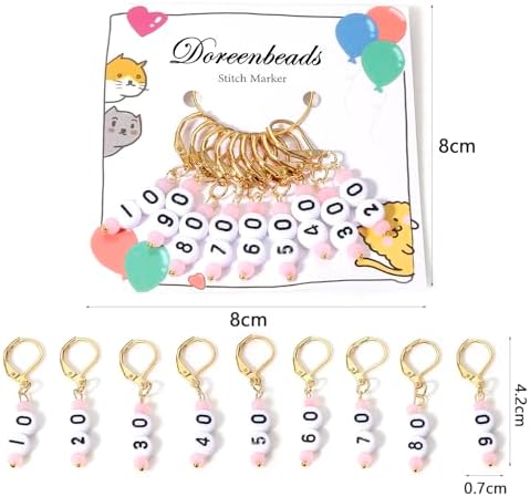 DoreenBeads Stitch Markers for Crocheting and Knitting
