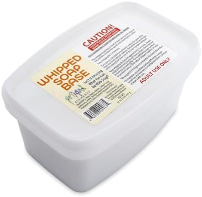 Primal Elements Whipped Soap Base - Moisturizing Glycerin SoapBase for Crafting and Soft Soap Making - 2 Pound