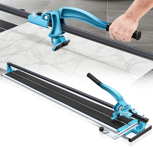 Auto Dynasty 47" Manual Tile Cutter, Cut Porcelain Ceramic Floor for Home