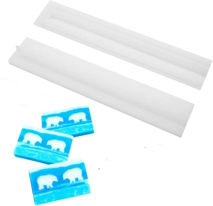 Bear Tube Column Silicone Soap Candle Mold Embed Soap Making Supplies Silicone Mold for Soap