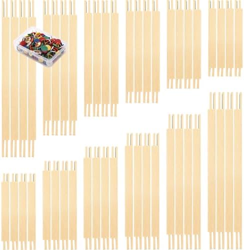48 Pcs Stretcher Bars for Needlework, Wooden Needlepoint Stretcher Bar