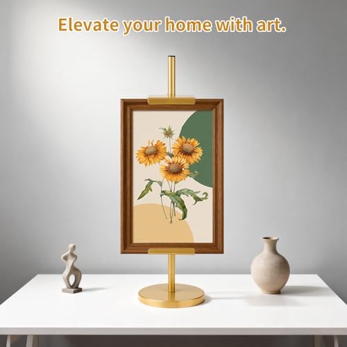 18''Adjustable Tabletop Easel Stand, Picture Easels for Display-Gold