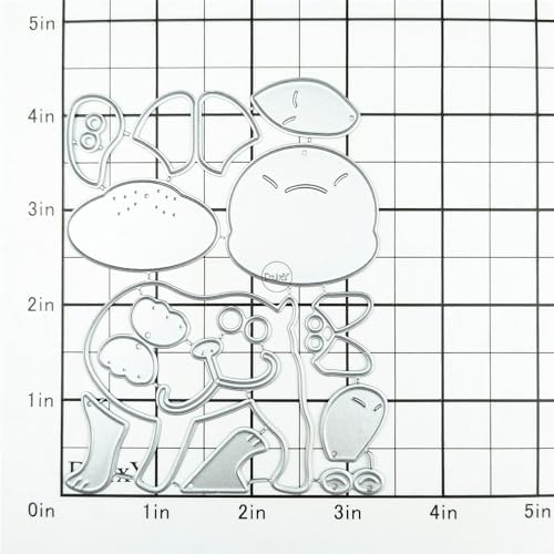 Patchwork Dog Metal Cutting Dies for Card Making