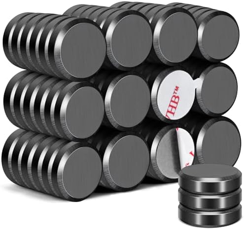 DIYMAG Strong Adhesive Magnets,75pcs 0.98x0.2in Fridge Refrigerator Magnet
