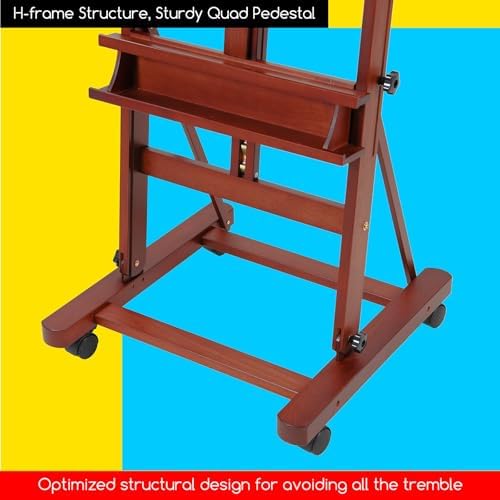 MEEDEN Adjustable H Frame Art Easel: Easel Stand for Painting and Display
