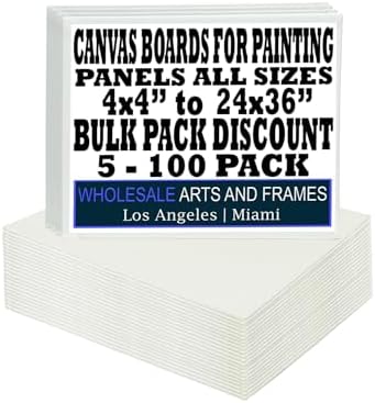 24x36 White Canvas Boards for Painting Bulk 24 Pack.Paint Canvases for Painting Art.Artist Blank Canvases for Painting 24x36 Canvas Panels.Quality Acid Free Primed Canvas Boards for Acrylic,Oil etc