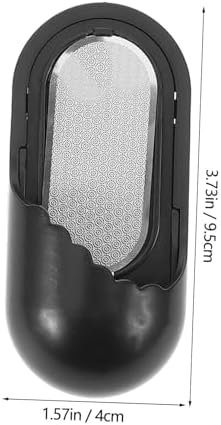 STOBOK Sketch Pencil Sharpener Portable Charcoal Nibs Grinding Tool with Clip Design Compact Drawing Supply for Artists Students and Sketching 3.74 X 1.57 X 1.37 in