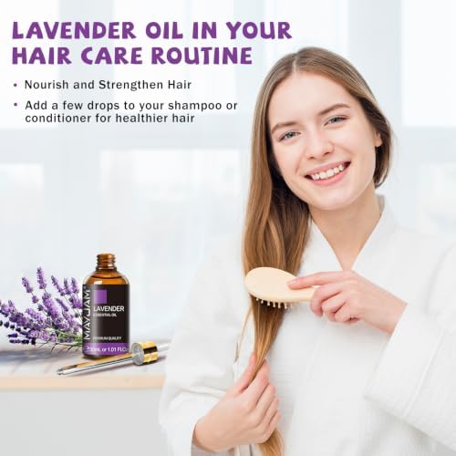 MAYJAM Lavender Essential Oil for Diffuser Soap Candle Making, 1.01fl.oz