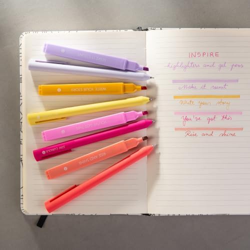 DIVERSEBEE Aesthetic Highlighters and Gel Pens, No Bleed (Inspire)