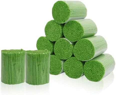 AKZYTUE 12 Rolls Latch Hook Yarn, Precut Rug Yarn for Latch Hook Kits, Crochet Yarn Bundles for Latch Hook Rug Making, DIY Tapestry Crafts for Adults & Beginners,Emerald Green
