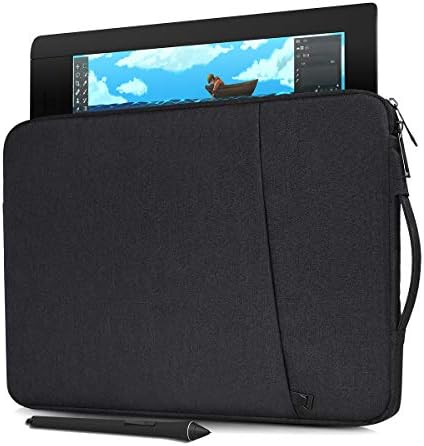 Graphics Drawing Tablet Sleeve Case for XP-Pen Artist 13.3 Pro/V2/ Artsit 14/12, Huion KAMVAS Pro 13 GT-133 Carrying Bag(Black)