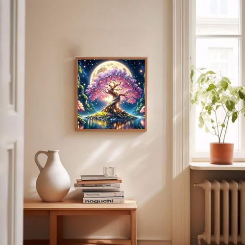 SUHEFAFA Tree of Life Diamond Art Kits for Adults Beginners 12×12inch