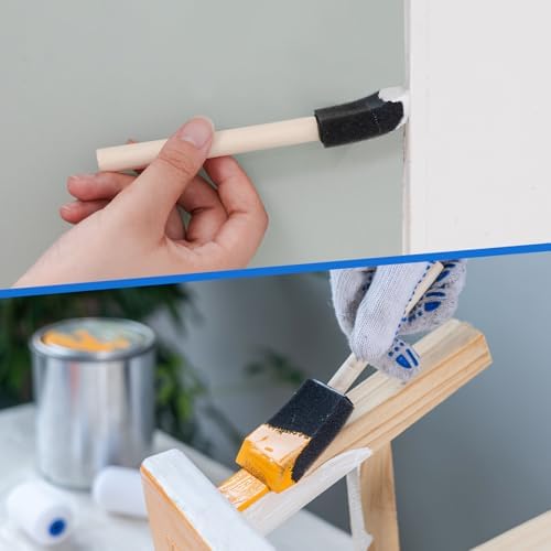 Mister Rui Paint Roller Kit, 25 Pack, 2 Inch Microfiber Paint Rollers