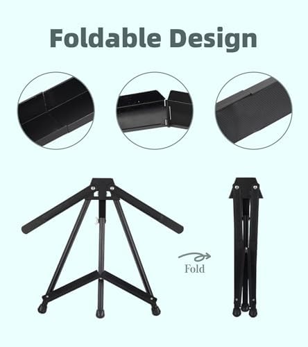 Tabletop Easel for Painting, 16" to 21" Artist Table Display Tripod
