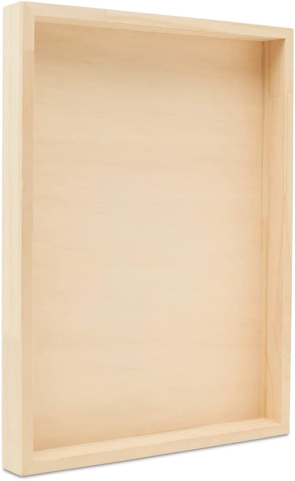 Woodpeckers Canvas 12 x 16 x 1-1/2-inch, Pack of 4 Sign Blanks With Frame, Cradled Panels for Crafts & Home Decor