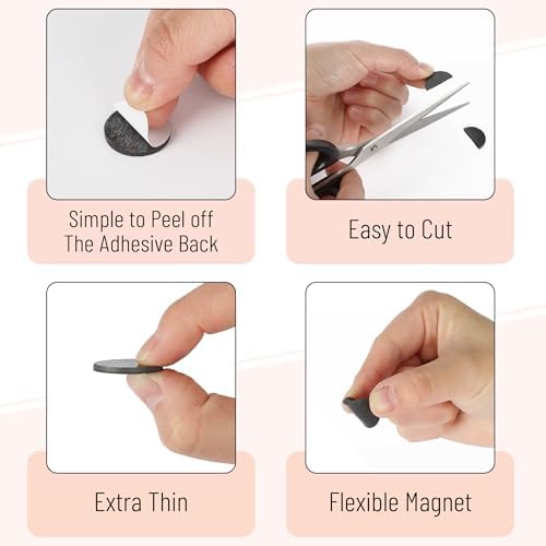 Mr. Pen- Self Adhesive Magnet Dots, 240 pcs, Flexible and Extra Thin