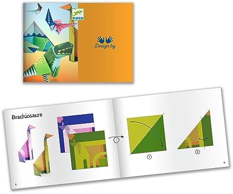 DJECO Dinosaur Origami Paper Craft Kit
