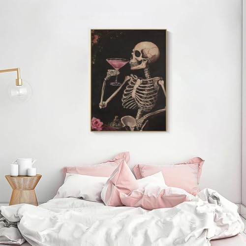 KICHANG Skull Diamond Art Kits for Adult Diamond Painting Kit for Beginner
