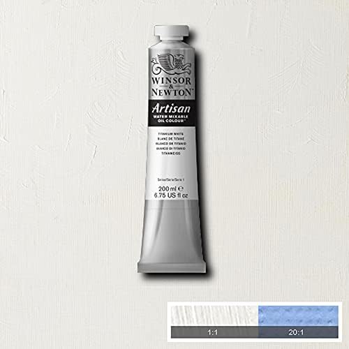 Winsor & Newton Artisan Water Mixable Oil Paint, 200ml, Titanium White
