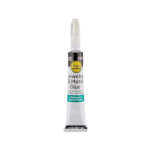 All-Purpose Metal Glue – Premium Adhesive for Crafts, Jewelry, and Household Repairs – Jewelry Glue 0.7 Oz. (3 Bottles)