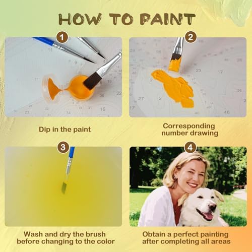 Bemaystar Custom Paint by Numbers kit for Adults - Personalized Paint by Number DIY Canvas Oil Painting Customized Painting for Beginners Home Decor Handmade Gift (Optional Framed) - 12x16in/30x40cm