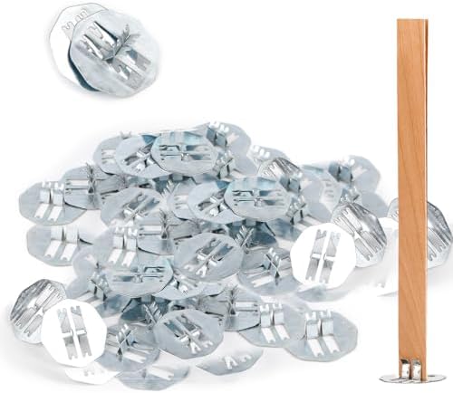 Count Durable Metal Wick Sustainers, 100 PCS