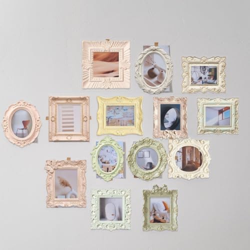 50PCS Vintage Frame Stickers | Transparent Scrapbook Stickers for Junk,Journal,Planners, DIY Crafts, Card Making, Art Aesthetic Scrapbooking Supplies
