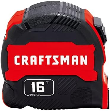 CRAFTSMAN Tape Measure, Compact Easy Grip, 16 FT (CMHT37441S)