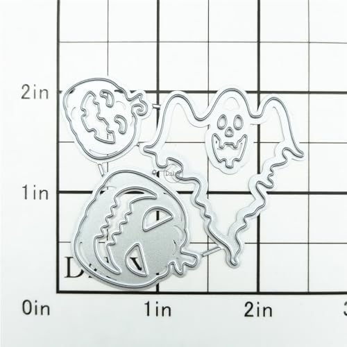 Halloween Pumpkin Ghost Face Metal Cutting Dies for Card Making