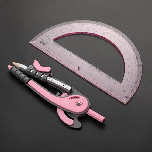 Mr. Pen- Geometry Compass and Protractor Set, 6 Inch Compass