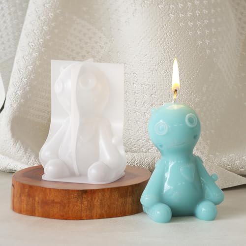 Animal Doll Candle Silicone Mold for Resin Casting & Candle Making