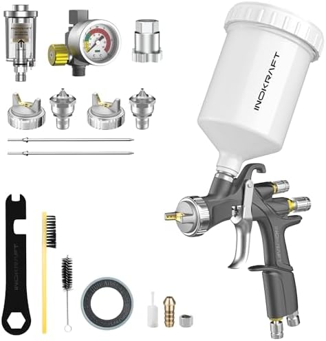InoKraft D1 LVLP Air Spray Gun Premium Kit