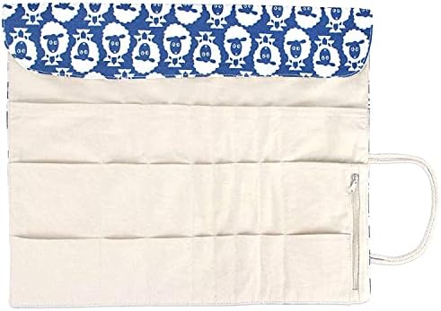 Teamoy Knitting Needle Crochet Hook Case Organizer Holder(up to 14"), Sheep