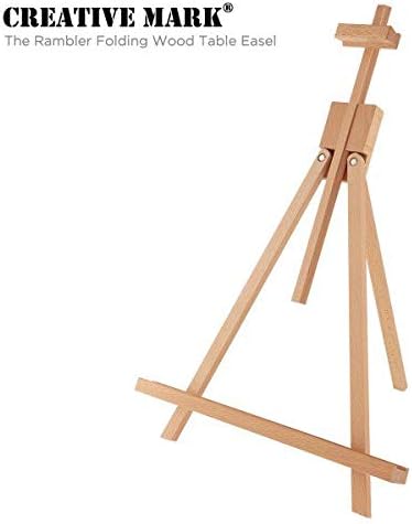 Bob Ross Master Artist Oil Paint 15 Piece Bundle Plus Wood Tabletop Travel Art Easel and Canvas Panels (3pk) - 12x16 (3 Items)