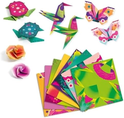 DJECO Origami Paper Craft Kit - Tropics (Level 3)