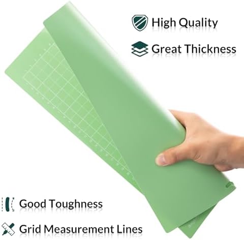 WISYOK 12x8.5 Inch Cutting Mats, 2 Pack, Reusable