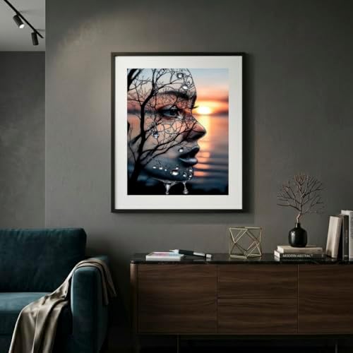 Abstract Diamond Art Kits for Adults,5D Landscape Diamond Painting Kits