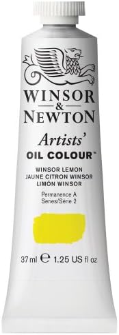 Winsor & Newton Artists' Oil Paint, 37ml Tube, Winsor Lemon