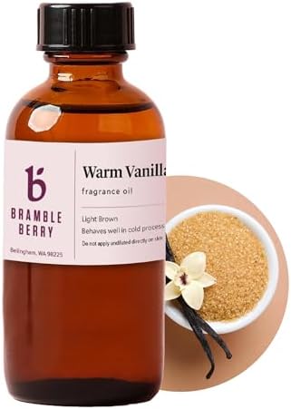 Bramble Berry Warm Vanilla Sugar Brown Sugar & Sweet Scent for Soap Making, Candles, Lotion, Bath Bombs & Perfume | Skin Safe, Vegan, Paraben & Phthalate Free, DIY Craft Essential