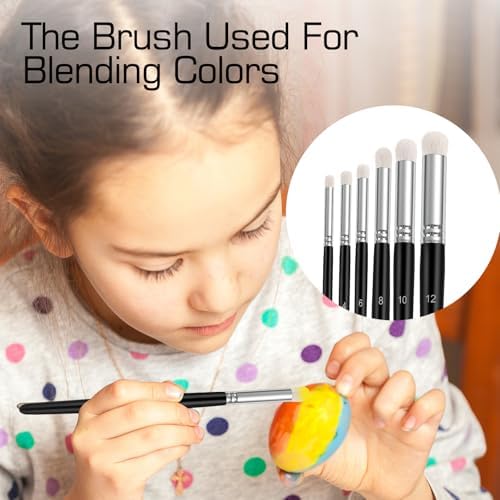 Dry Brush Set, 6 Different Sizes