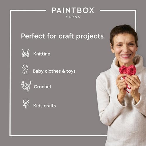 Paintbox Yarns 100% Cotton Aran Yarn 1.76oz / 50g, 93yds / 85m