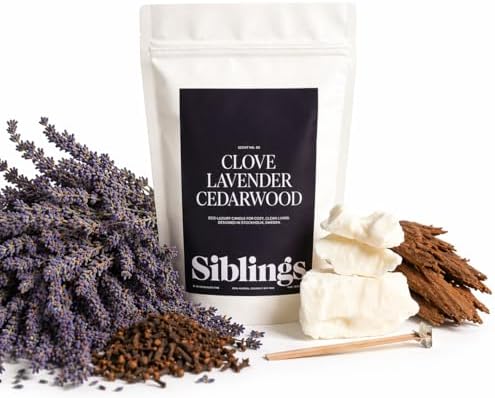 Siblings Candle Refill Kit No. 05, Clove Lavender Cedarwood