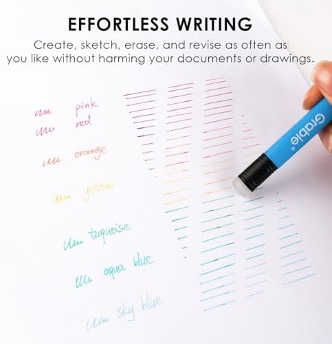 Grabie Erasable Gel Pens, 9 Color 0.7 mm Medium Point, Lavender Dreams | Heat-Sensitive Erasable Ink, Clean Erasing, Smooth Writing, Twist-up Design, Drawing, Journaling, Planner, School And Office