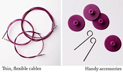 Knit Picks Rainbow Wood Interchangeable Knitting Needles Set - US 4-11