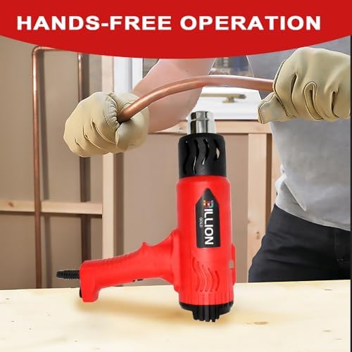 1800W Heat Gun - BILLION GOLD 3D Grip Heavy Duty Hot Air Gun 120℉-1200℉