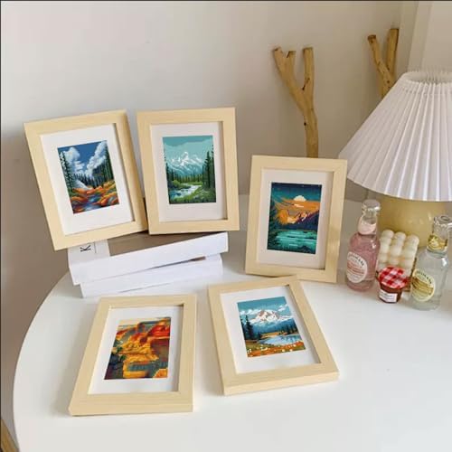 National Park Small Diamond Art Kits for Adults, 12 Pcs , 6.7x8.3 Inch
