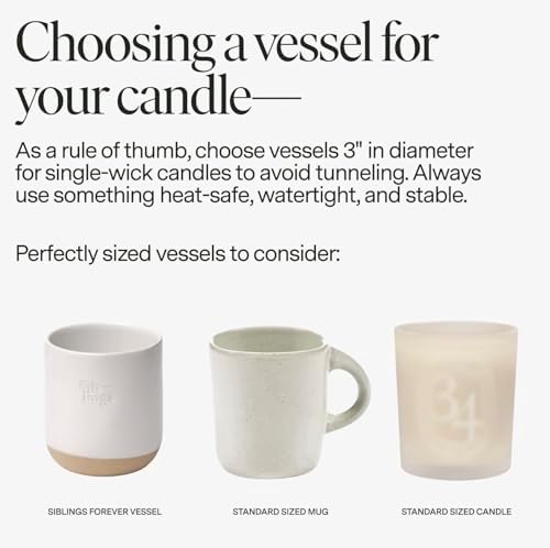 Siblings Candle Refill Kit Neroli Noir, Neroli Amber Sandalwood