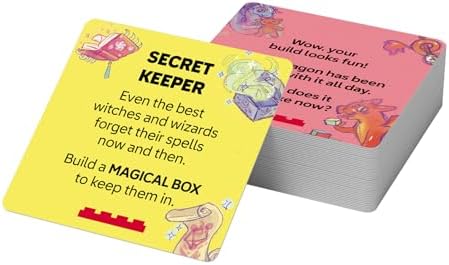 LEGO Recreate Activity Cards – Magic | Fantasy Building Game with 30+ Activity Cards & 25 LEGO Elements | Ages 6+