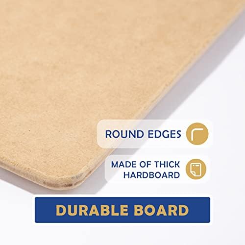 Falling in Art 14x18 Sketch Board with Sturdy Clip &Rubber Bands | Professional Art Drawing Board, Portable Artists Clipboard for Classroom, Studio Drawing, Outdoor Painting