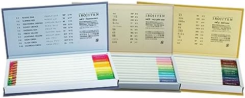 Tombow 51527 Irojiten Colored Pencil Dictionary Set, Seascape, Set of 30. Beautifully Crafted Wax-Based Colored Pencils with Enamel Finish